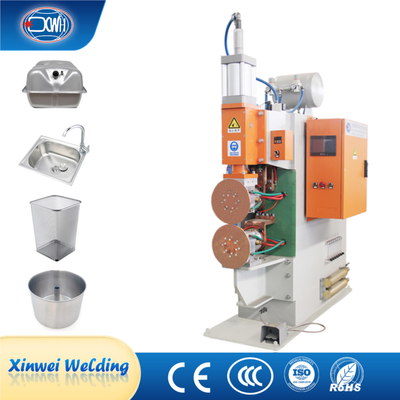 نصف أوتوماتيكي Cnc لحام المقاومة علبة القصدير الدائرية الجانب الخياطة لحام آلة